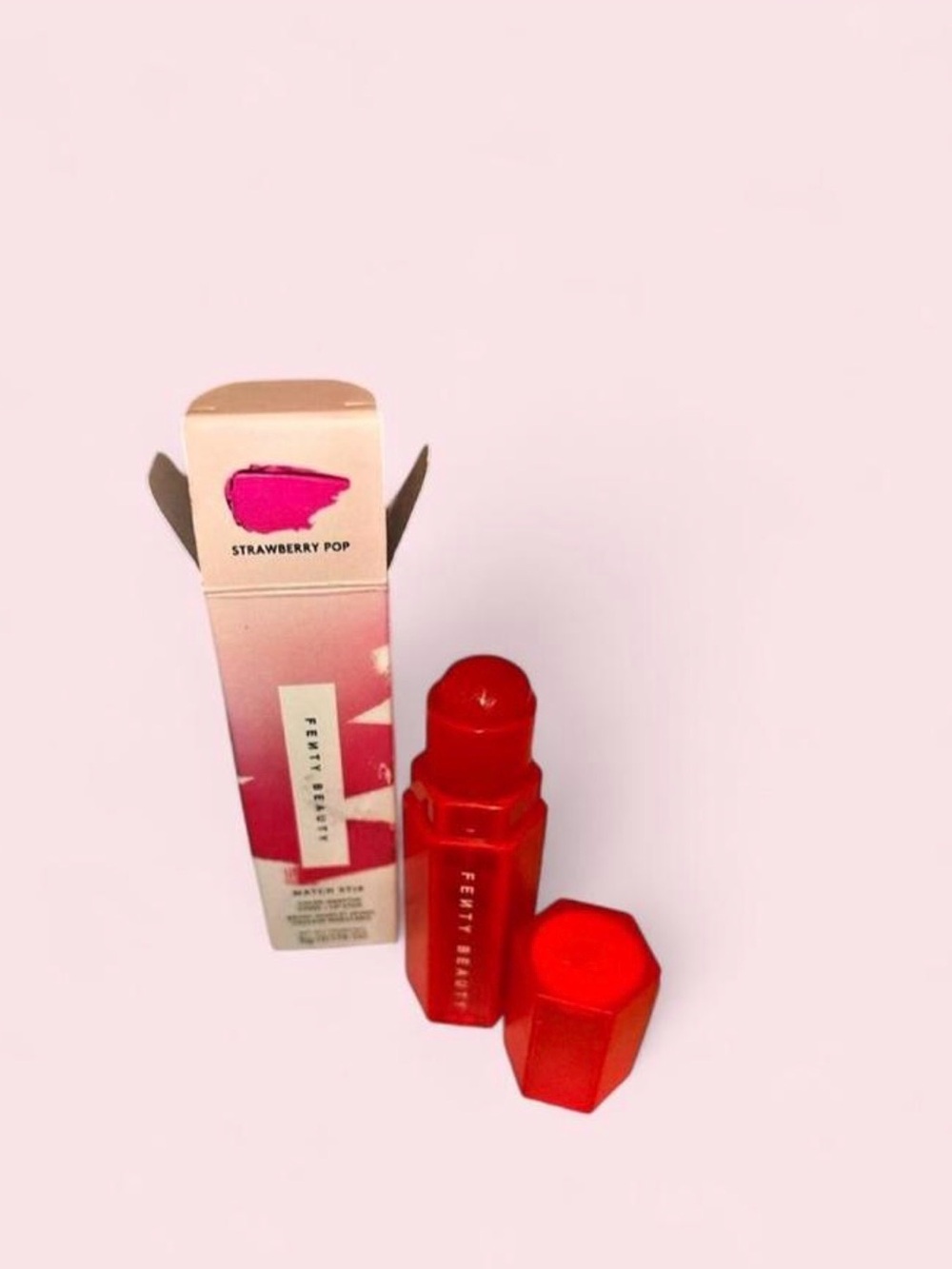 Fenty Beauty Strawberry Pop Vibrant Red Lipstick Stick